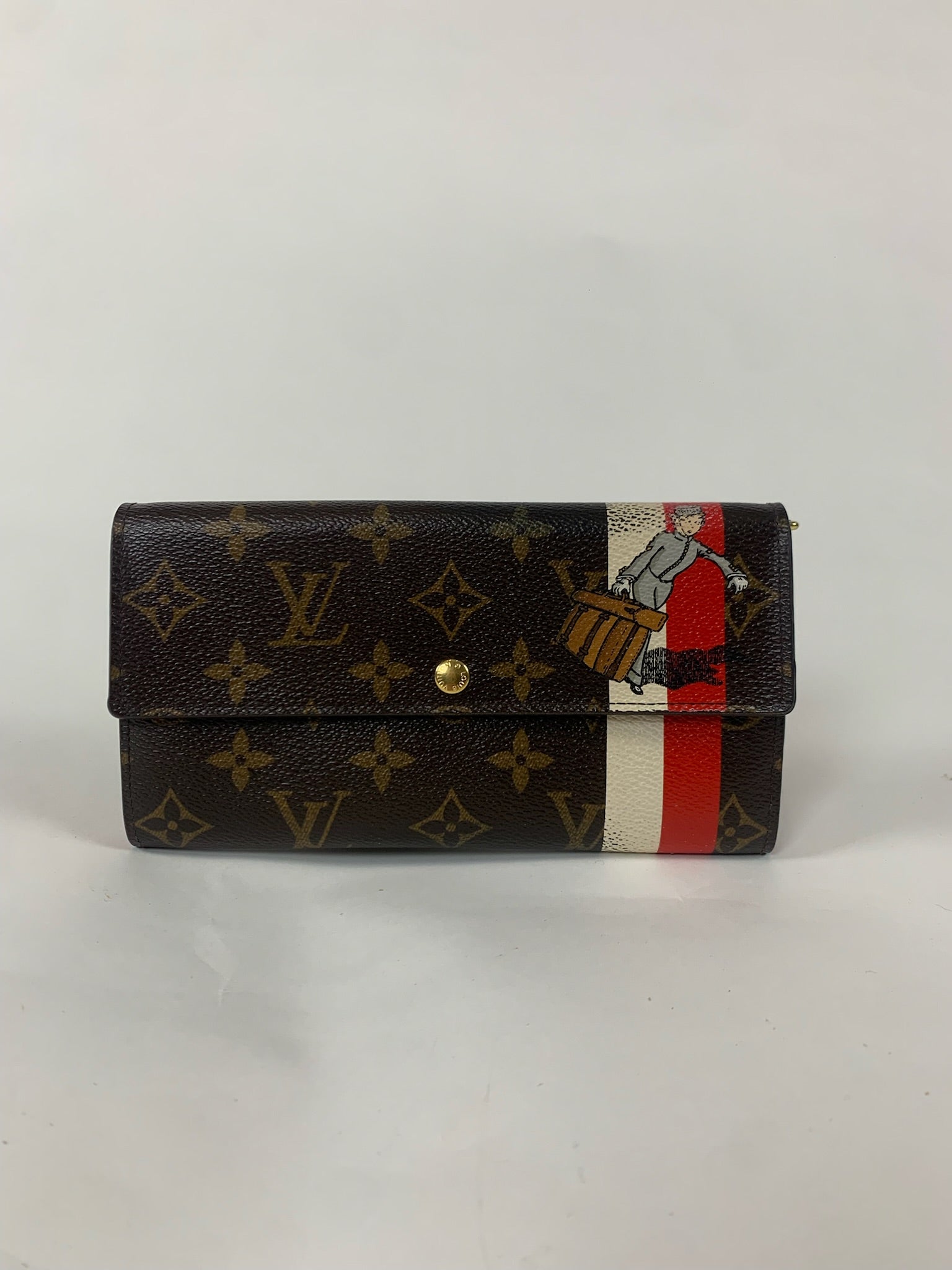 Louis Vuitton Sarah Geldbörse Illustrated