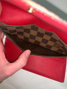Louis Vuitton Sarah Geldbörse Damier