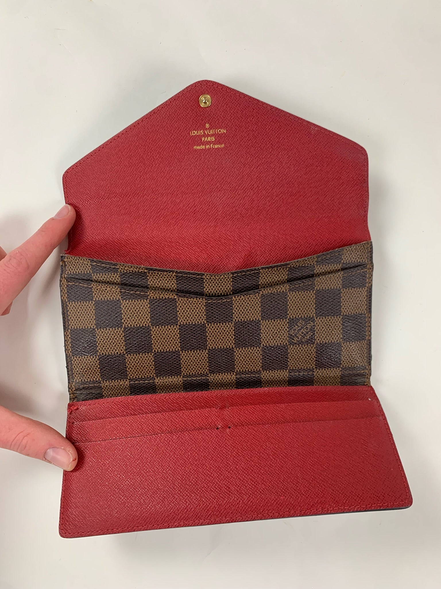 Louis Vuitton Sarah Geldbörse Damier
