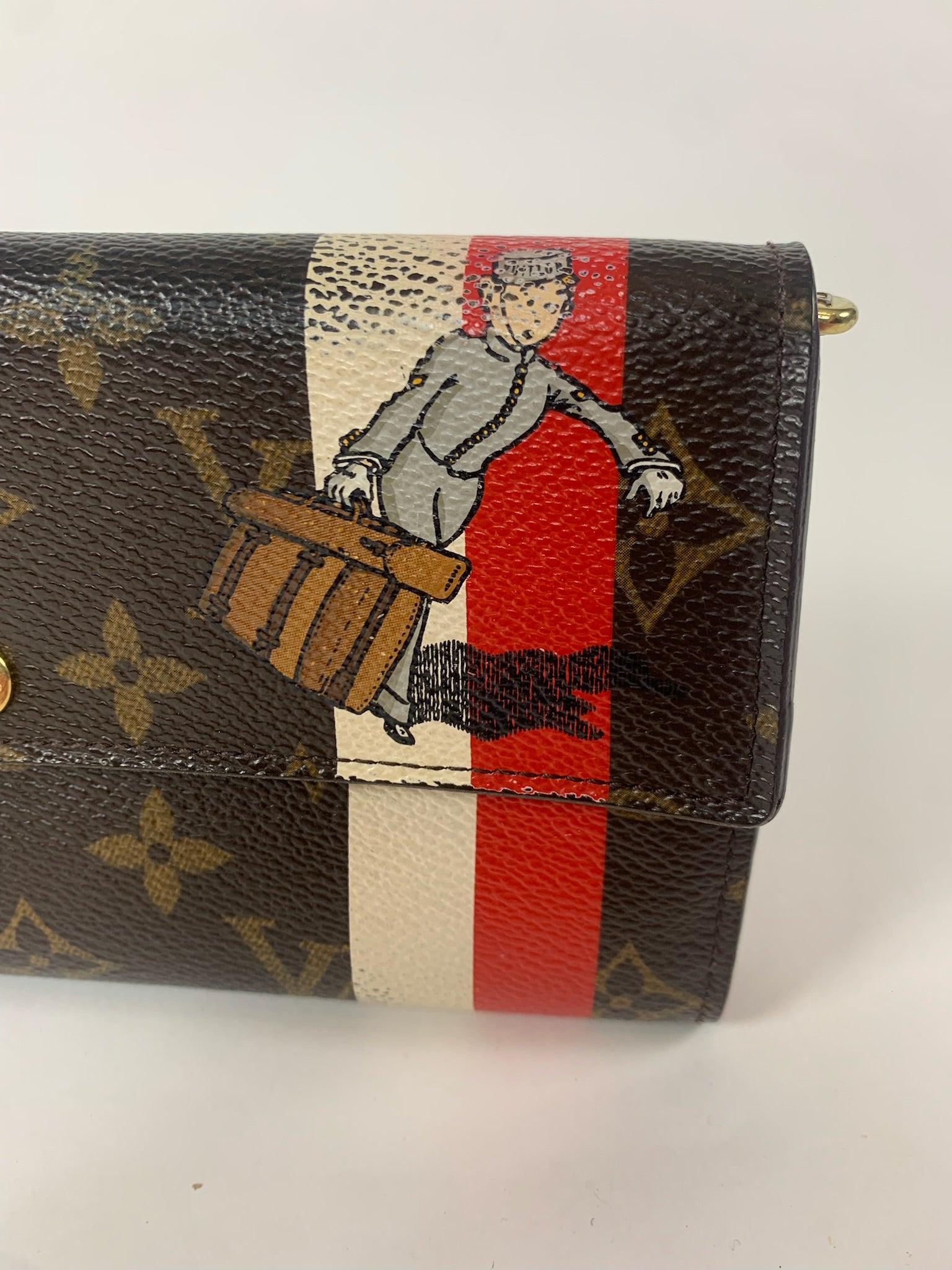 Louis Vuitton Sarah Geldbörse Illustrated